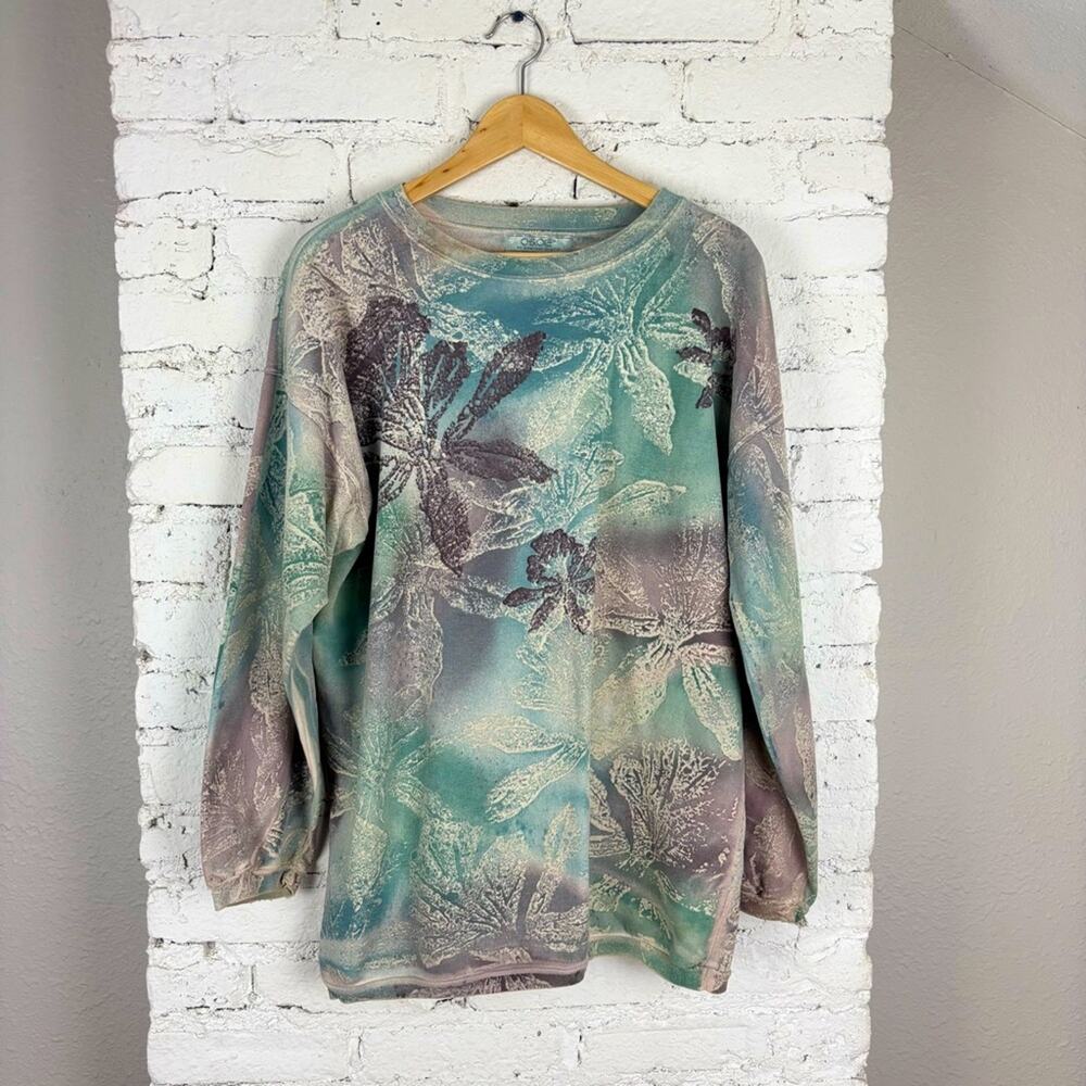 Vintage Cherokee Batik Painted Sweatshirt